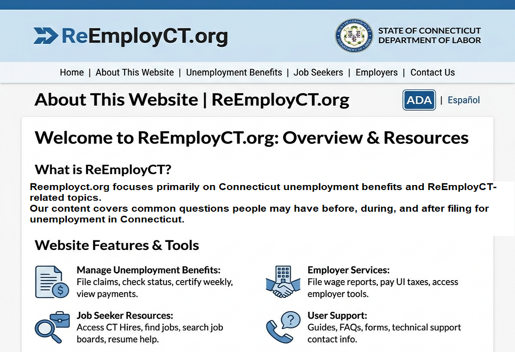 About This Website | ReEmployCT.org